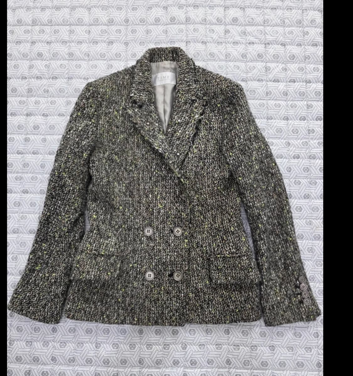 타임 TIME 트위드 더블 자켓 55 상품이미지2