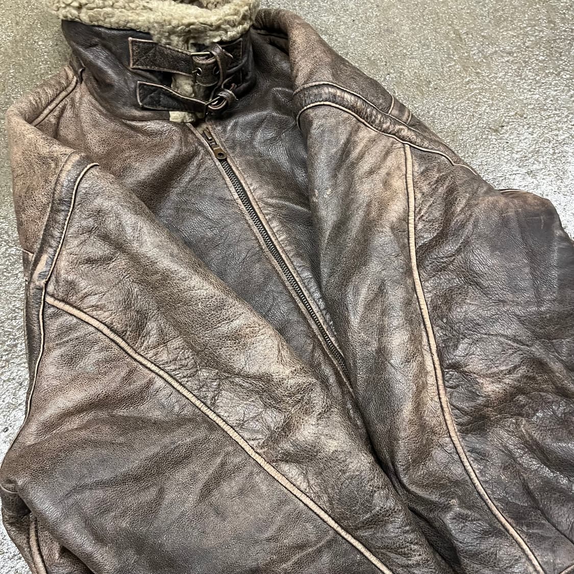 빈티지 B-3 양가죽 무스탕 (105) 상품이미지4