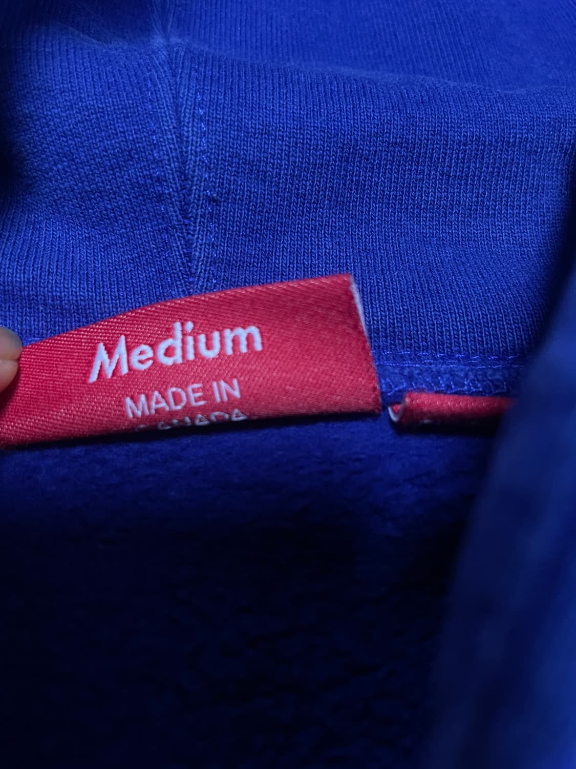 올드 슈프림 후드집업 후디 M 상품이미지4