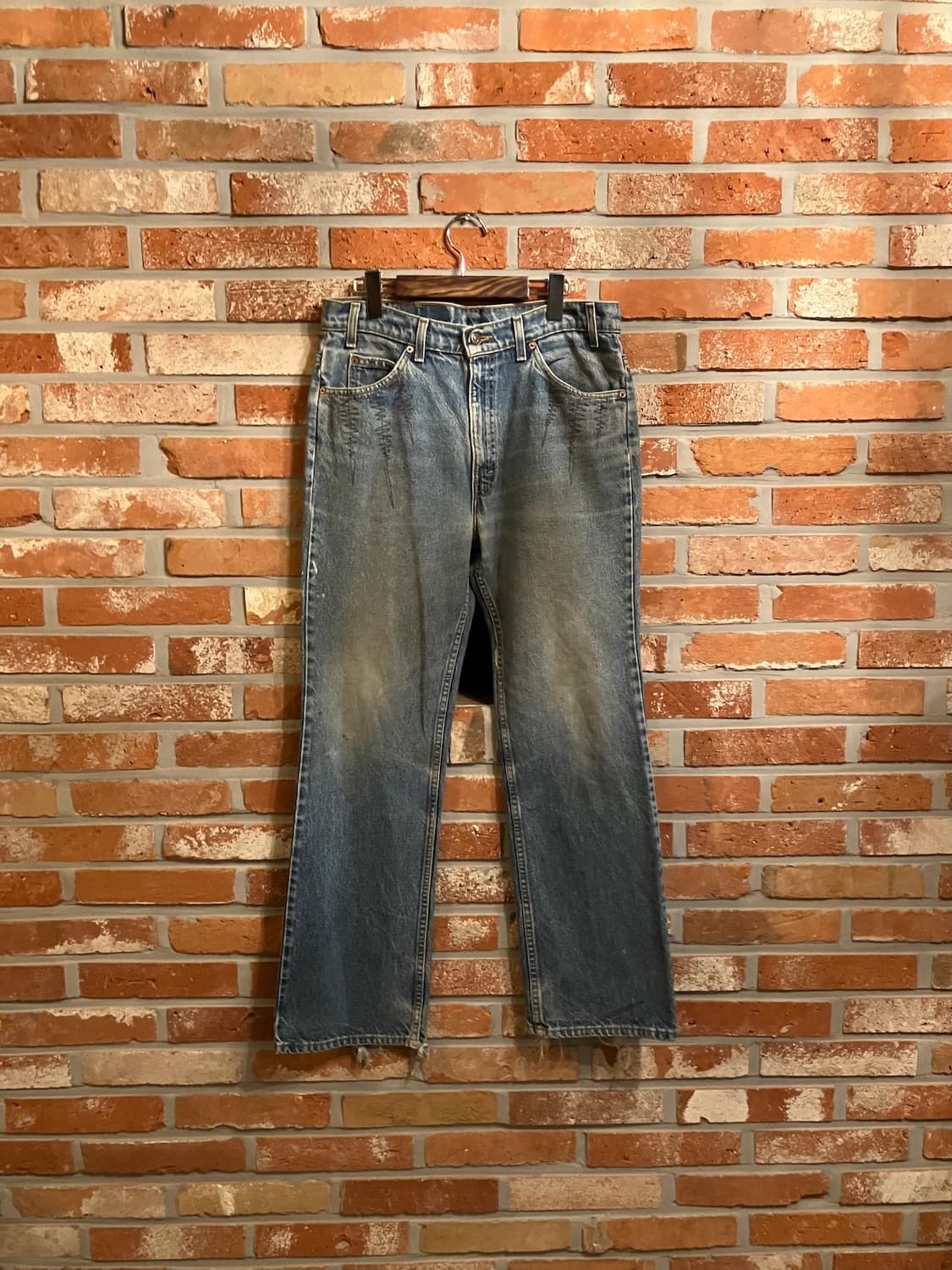 90s USA 빈티지 리바이스 517 오렌지탭 부츠컷 데님 팬츠 상품이미지1