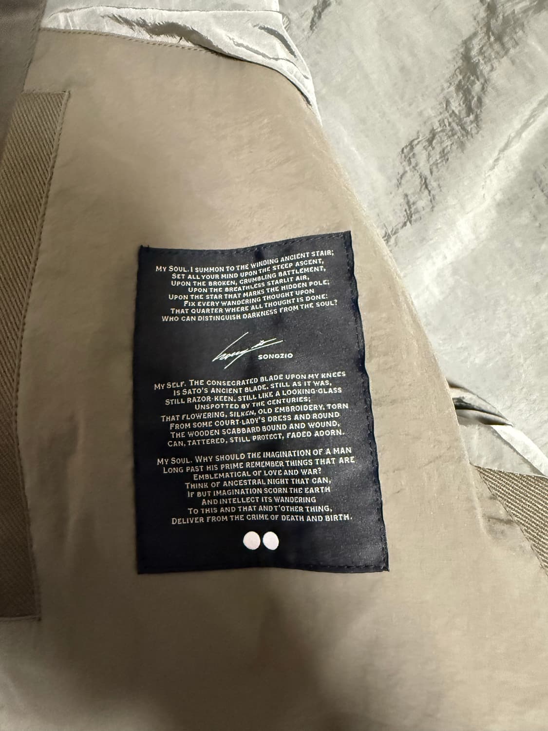 송지오 파라슈트 남성 자켓 48사이즈 상품이미지4