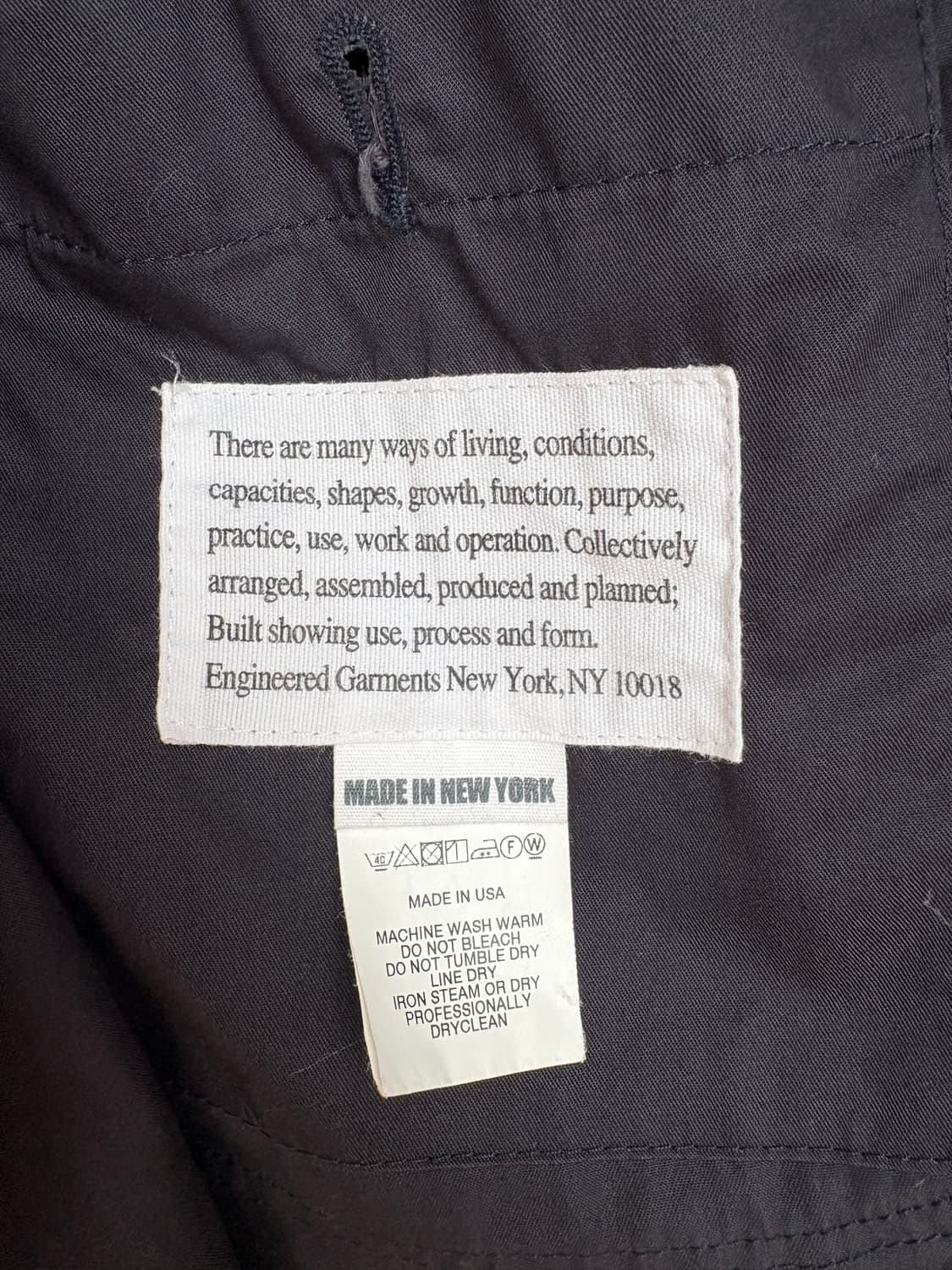 엔지니어드가먼츠 베드포드(NB) 다크네이비 상품이미지3