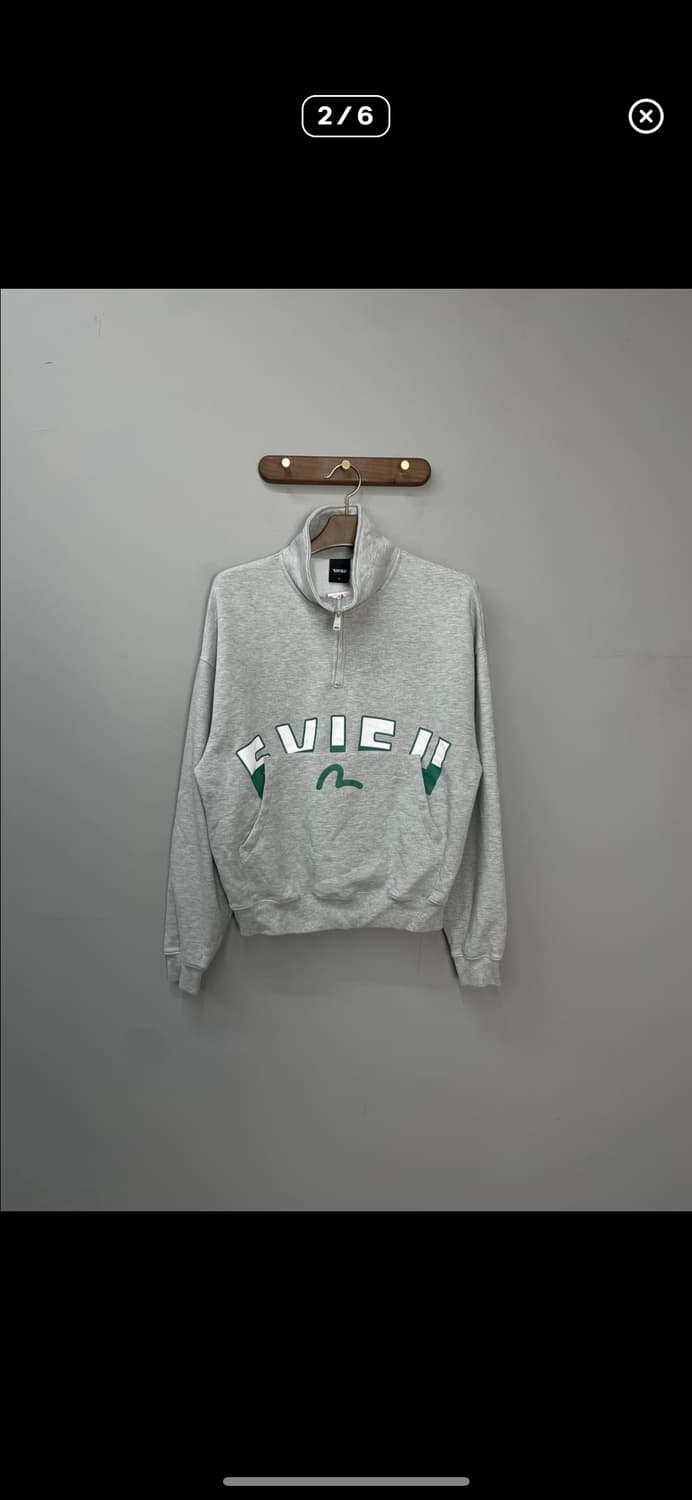 에비수 히든영문 포켓 하프집업 맨투맨 A3005 상품이미지2