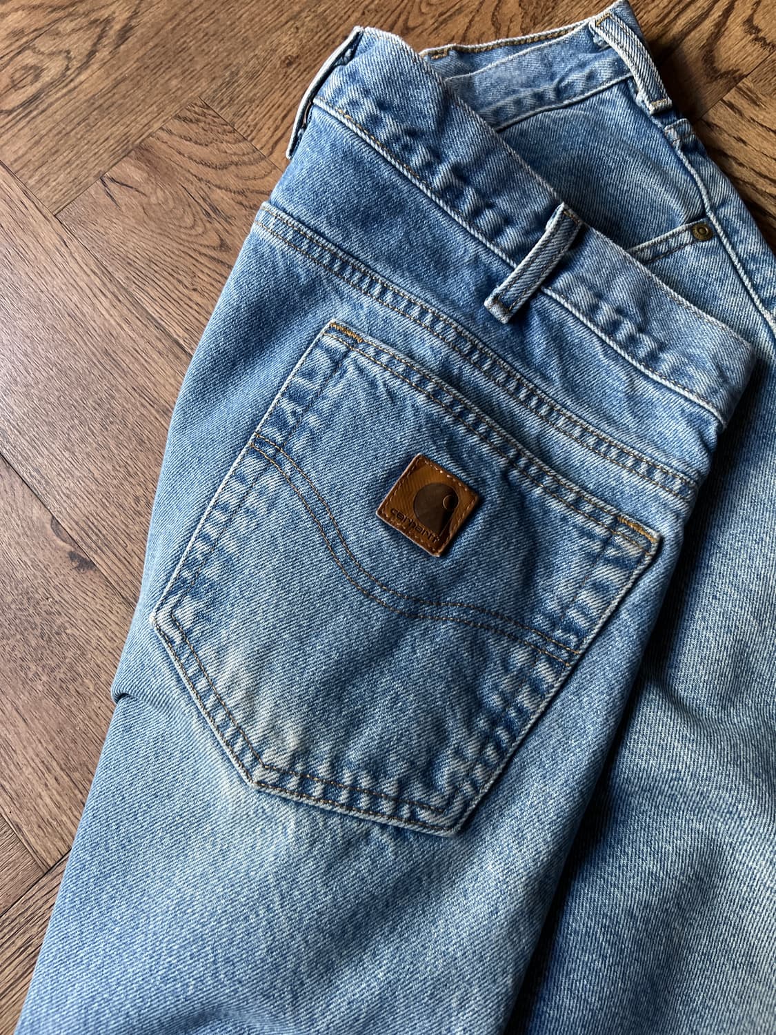 [36]칼하트 USA 빈티지 워싱 워크 데님 팬츠 상품이미지7