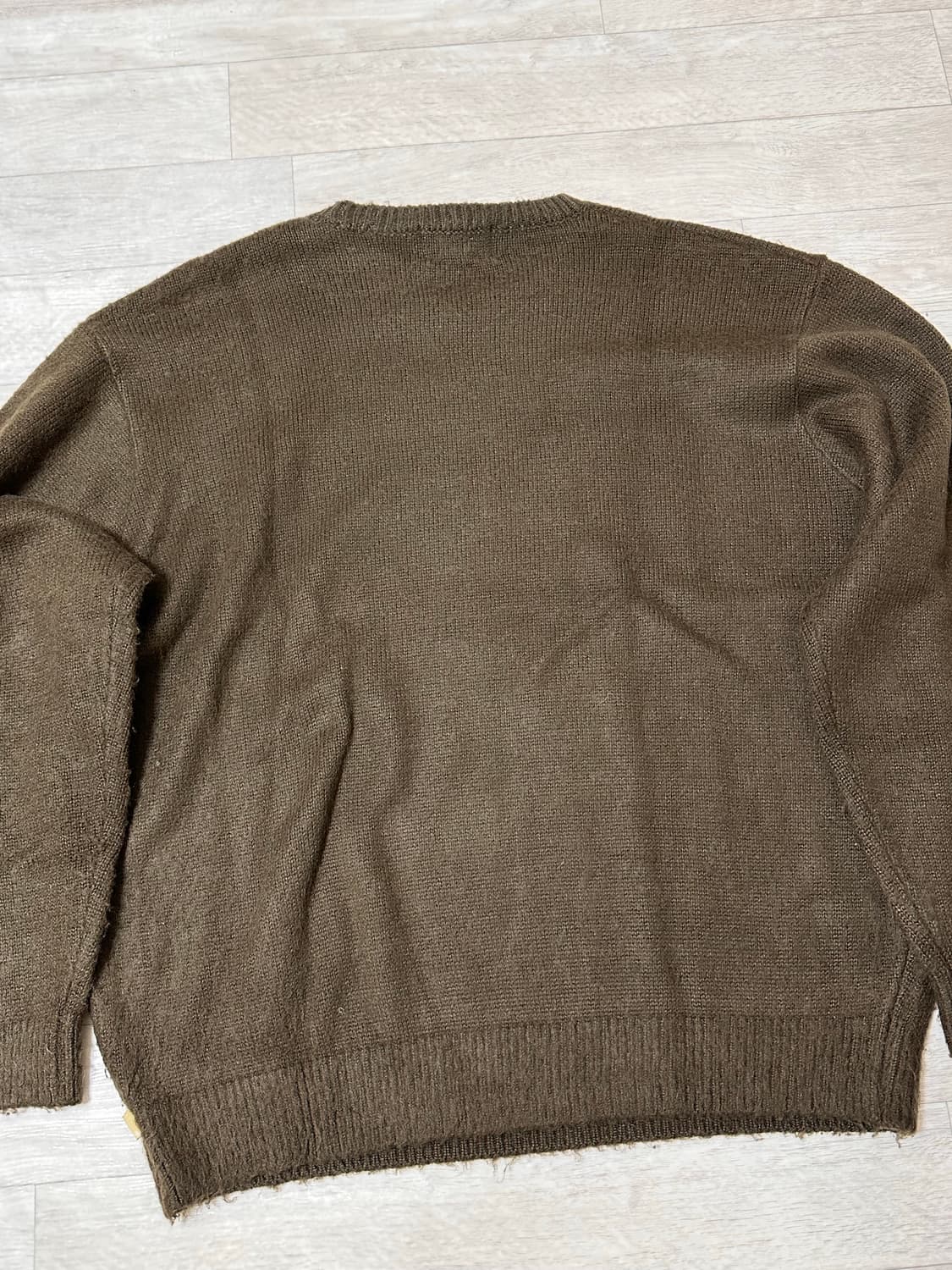 디스이즈네버댓 Fortuna logo 니트 브라운 상품이미지8