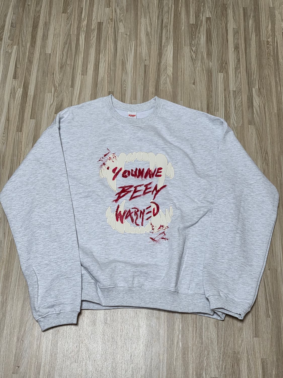 블랙아웃 스웻 셔츠 XL 상품이미지2