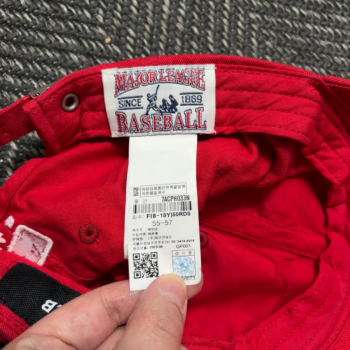 MLB 하트 NY 레드 볼캡(OS) 상품이미지5