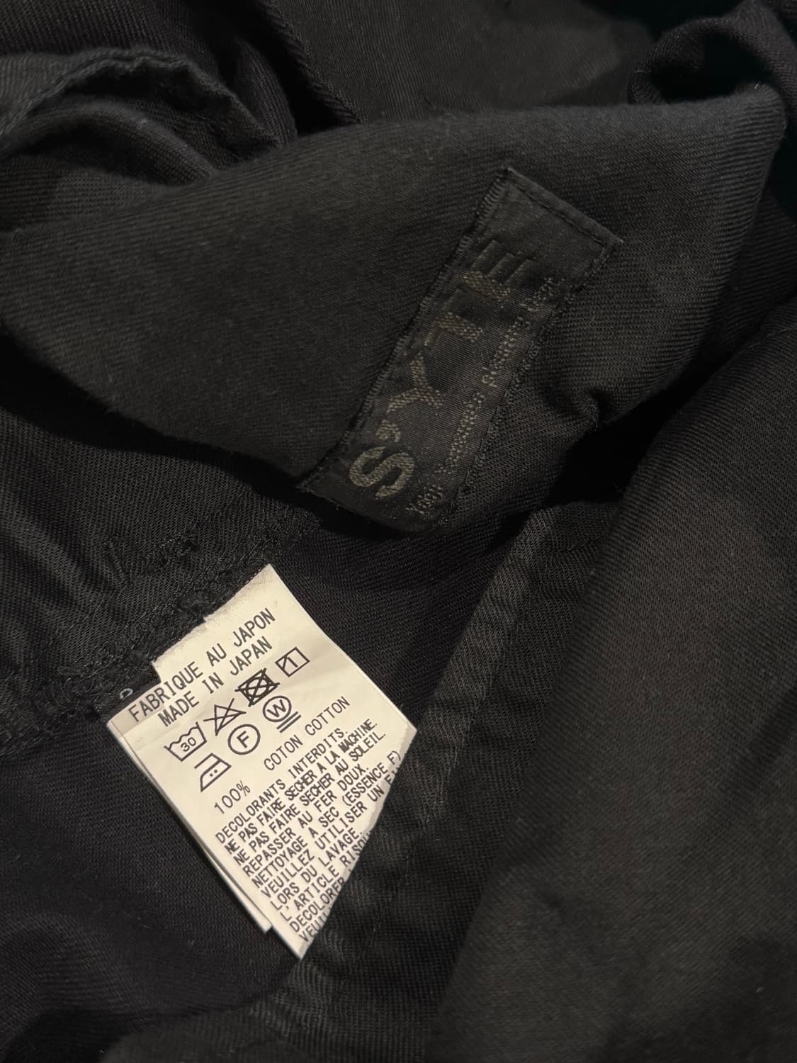 요지야마모토 19ss 와이드 개버딘 하카마 팬츠 상품이미지4