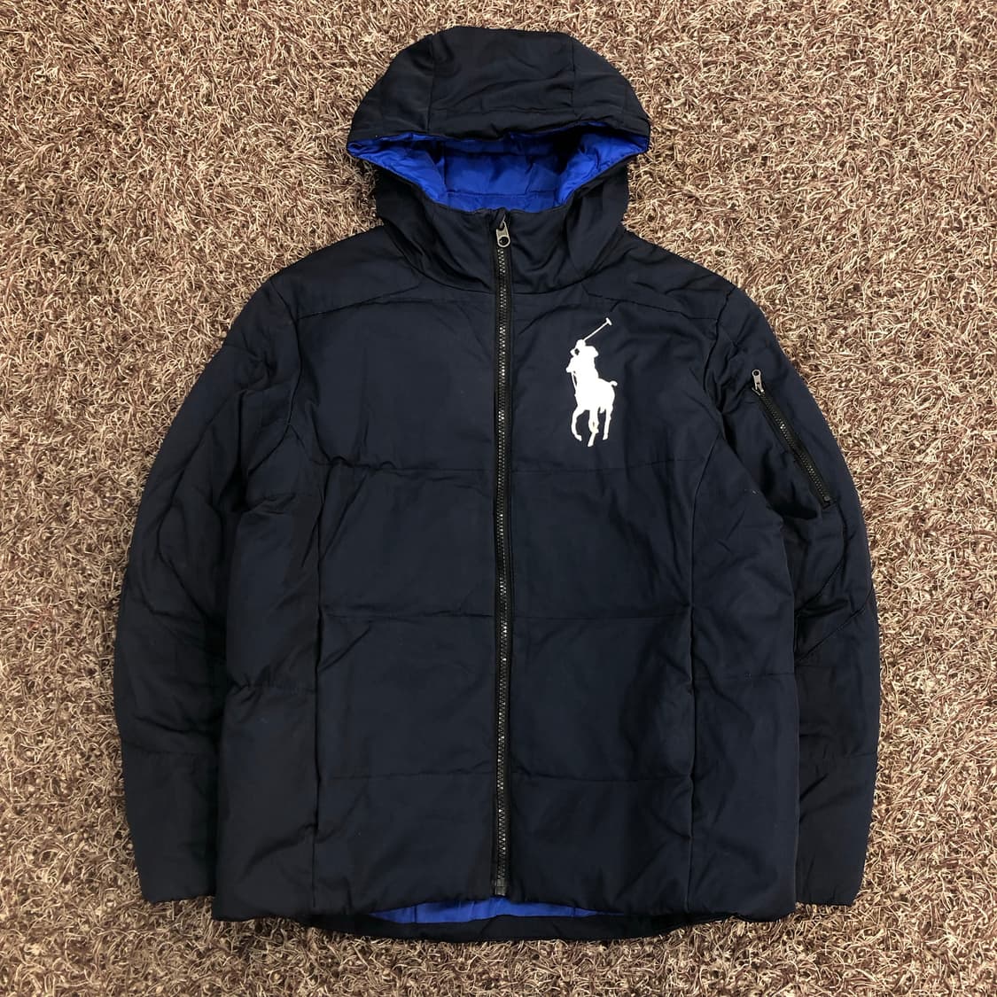 폴로 랄프로렌 빅포니 네이비 다운 패딩 상품이미지1