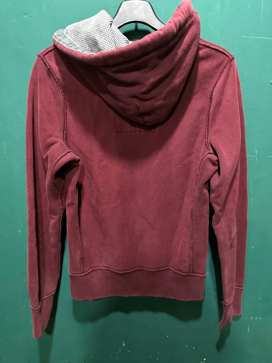 아베크롬비 후드집업 버건디S 상품이미지3