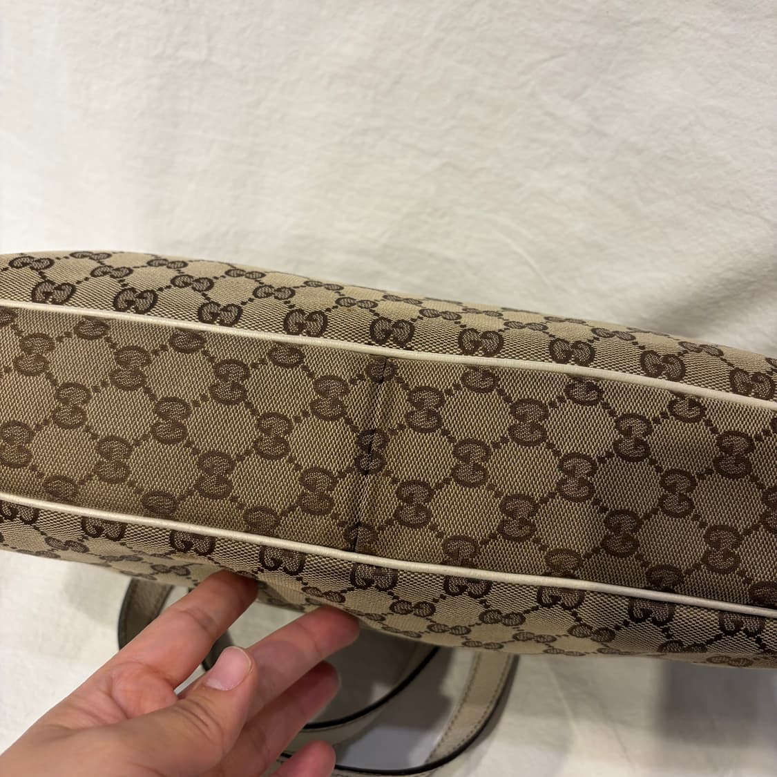 구찌 GG로고 캔버스 호보 숄더백 토트백 가방 상품이미지5