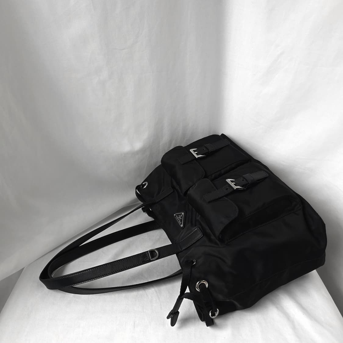 [정품 PRADA] 프라다 투포켓 나일론 숄더백 쇼퍼백 상품이미지2