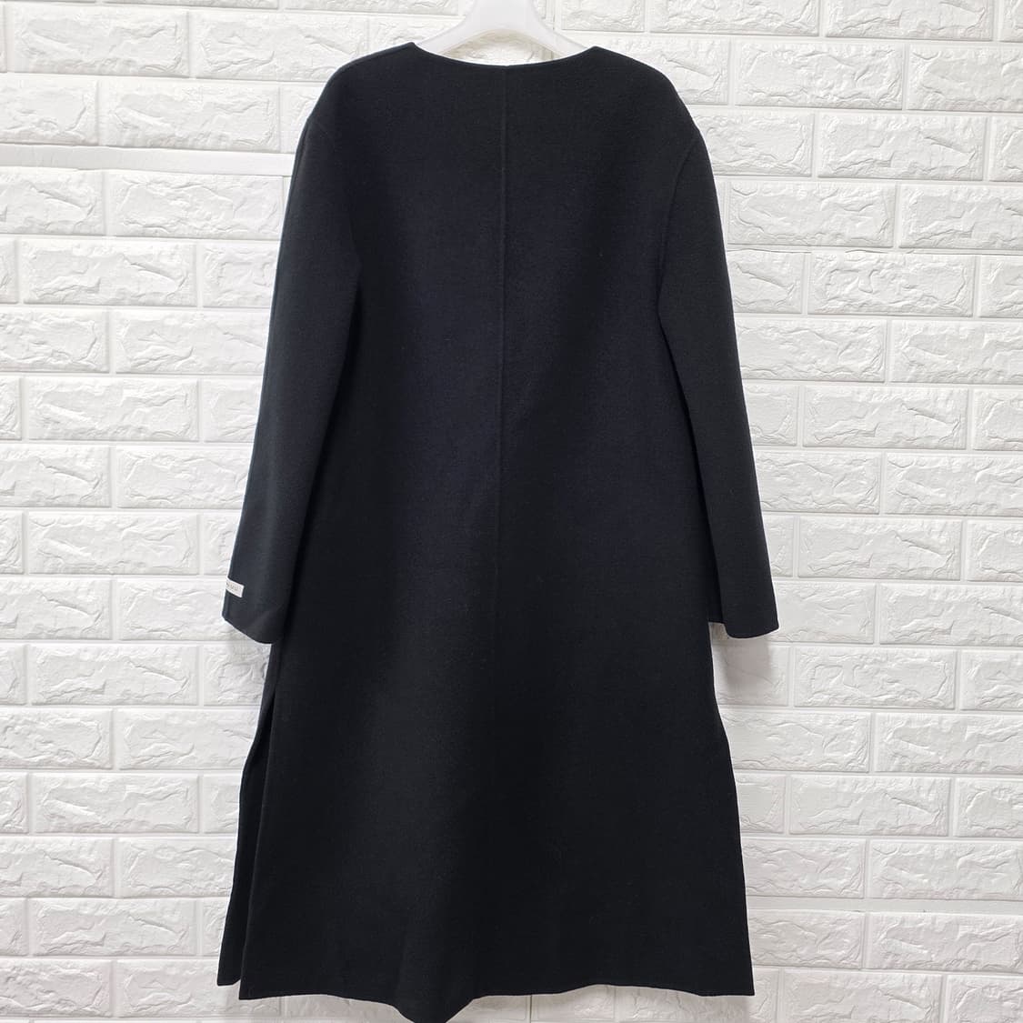 택포// 한섬 SJ SJ 블랙 캐시미어 여성 코트 M 상품이미지4