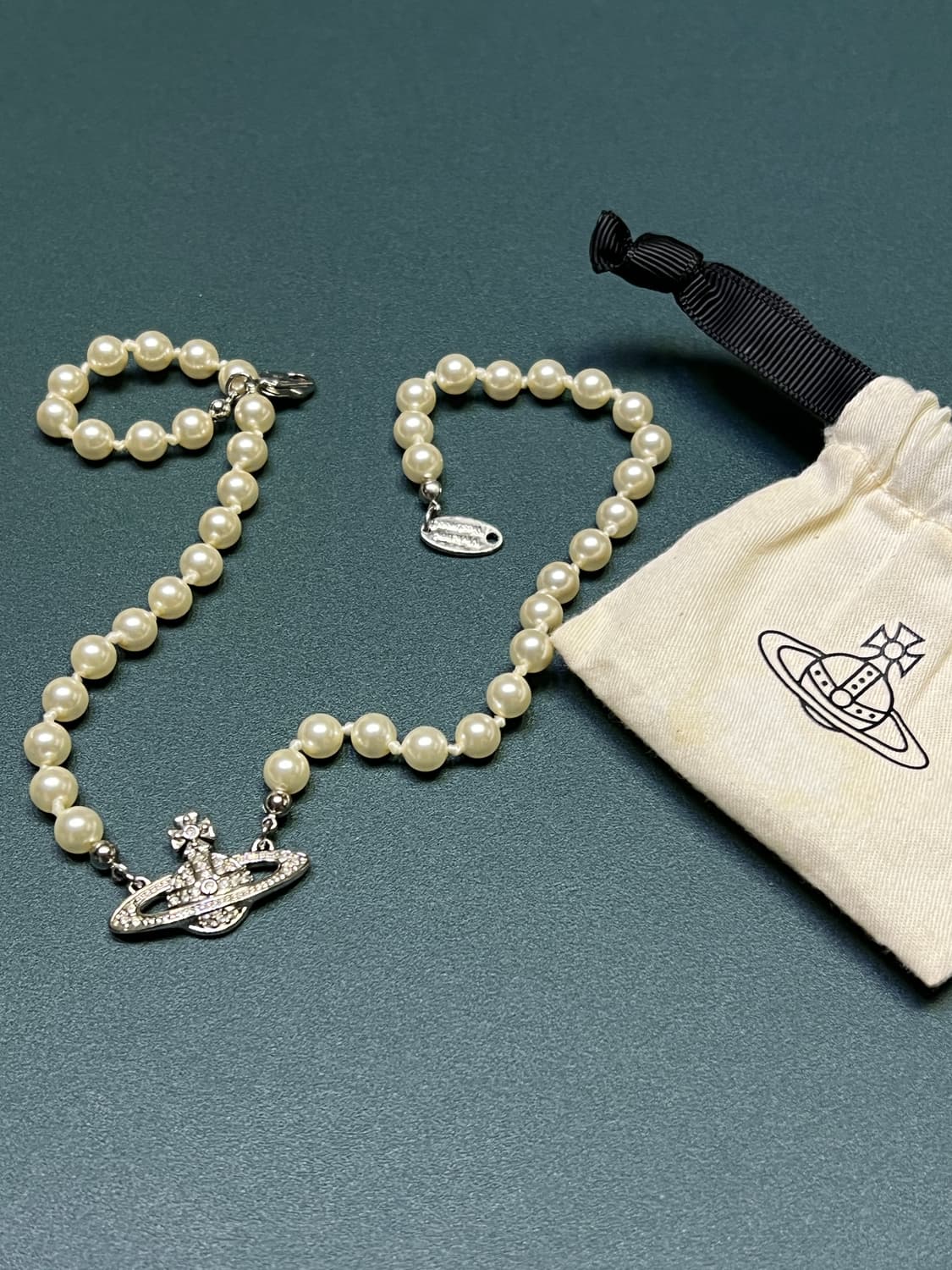 비비안웨스트우드 진주 목걸이 + 더스트백 상품이미지1