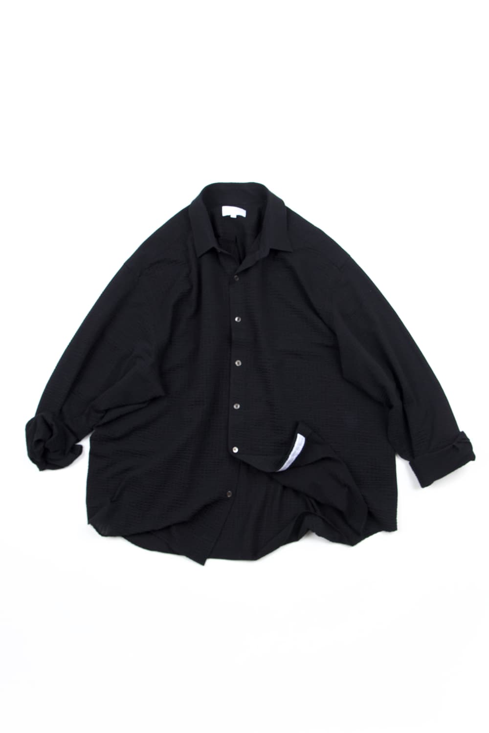 Kanemasa Phil 36g 아트모스피어 L/S 셔츠 블랙 상품이미지6