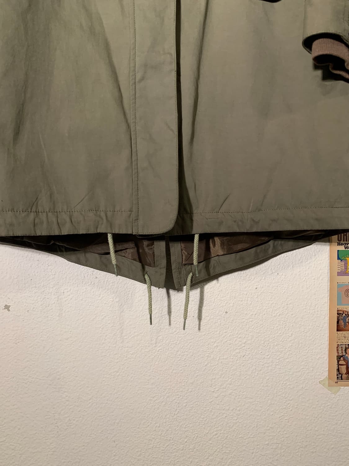 레이빔즈 사이드버튼 피쉬테일 개파카 상품이미지7