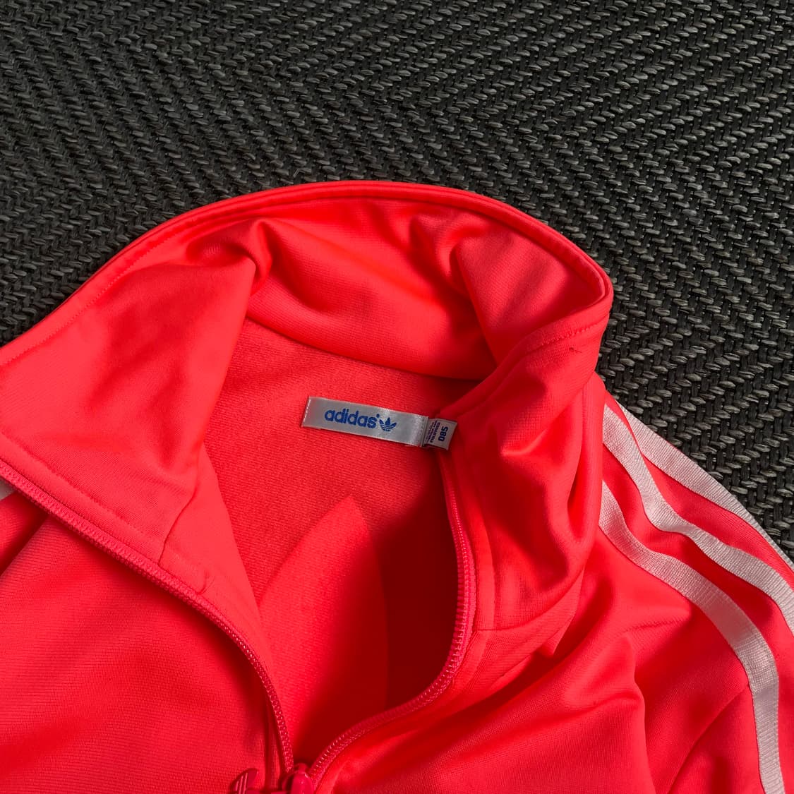 아디다스 우먼스 파이어버드 빅로고 네온 핑크 트랙탑 져지y 4328 상품이미지6