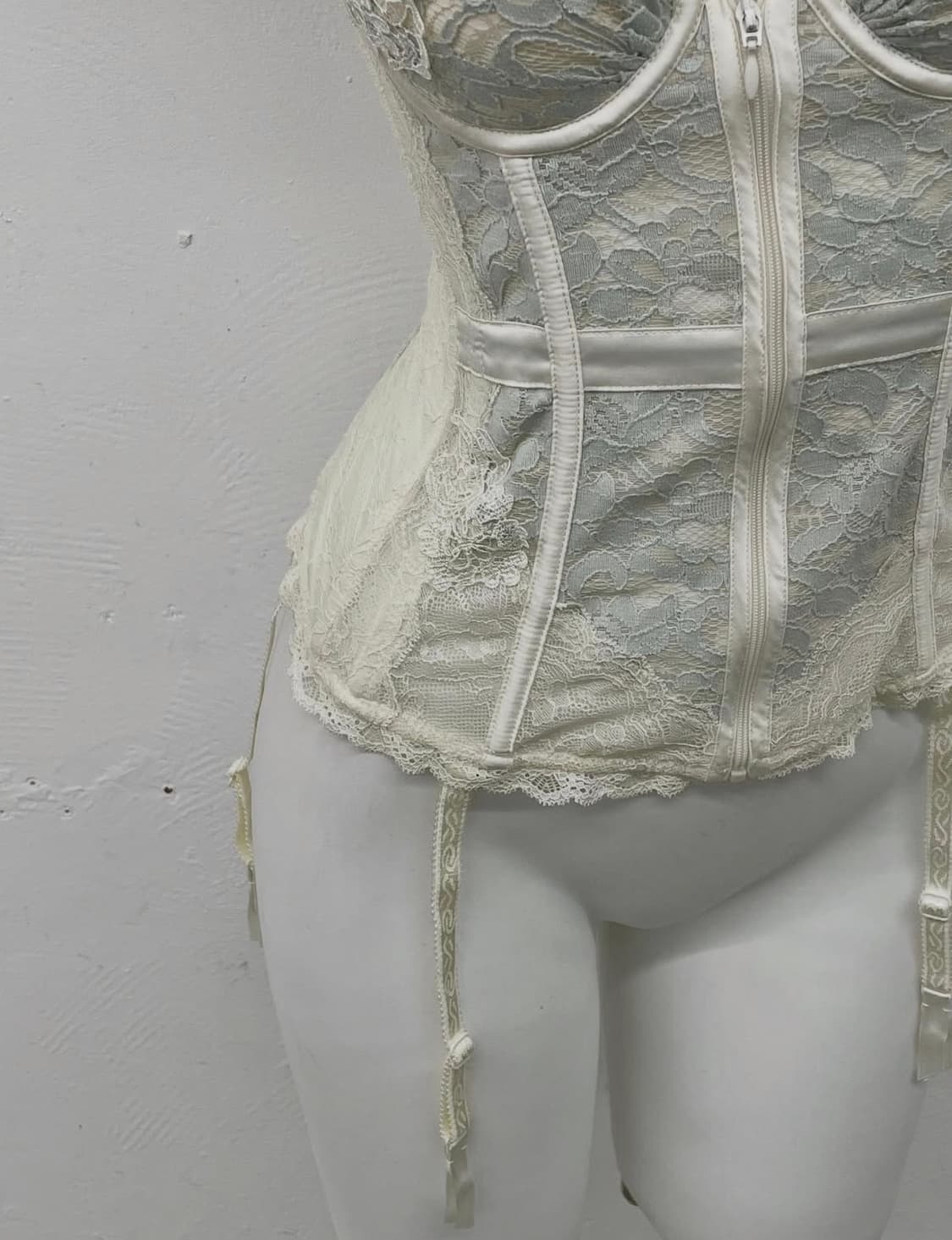 에블린 Eblin 대대장 코르셋 빈티지화이트페어리 상품이미지2