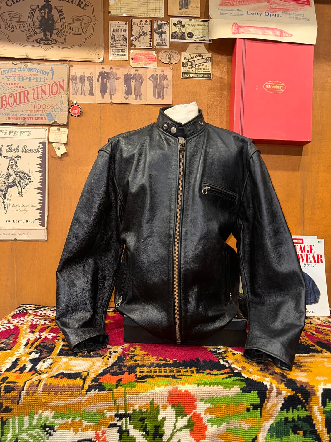 ( XL-2XL ) 바이커가죽 레더자켓 가죽자켓 라이더자켓 소가죽자켓 상품이미지1