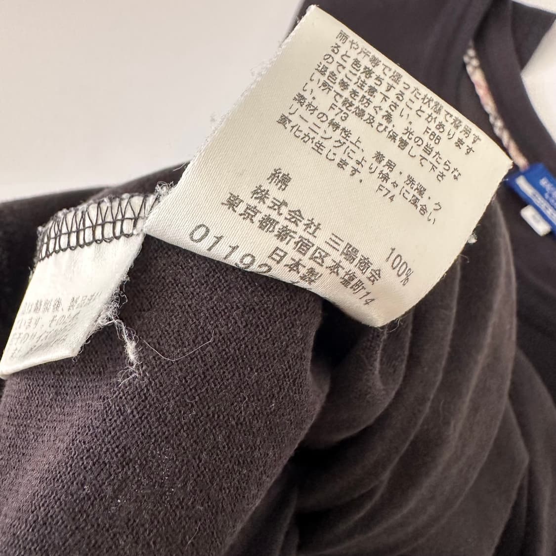 버버리 블루라벨 burberry 로고 반팔 티셔츠 상품이미지7