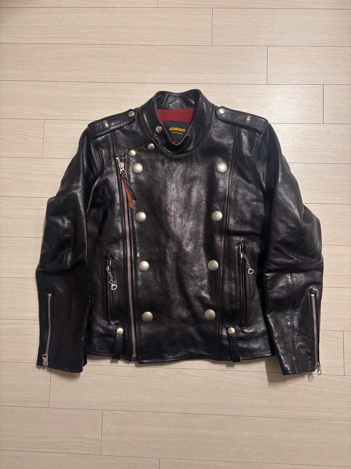 (Lsize) real simons j130 차심 말가죽 자켓 상품이미지1