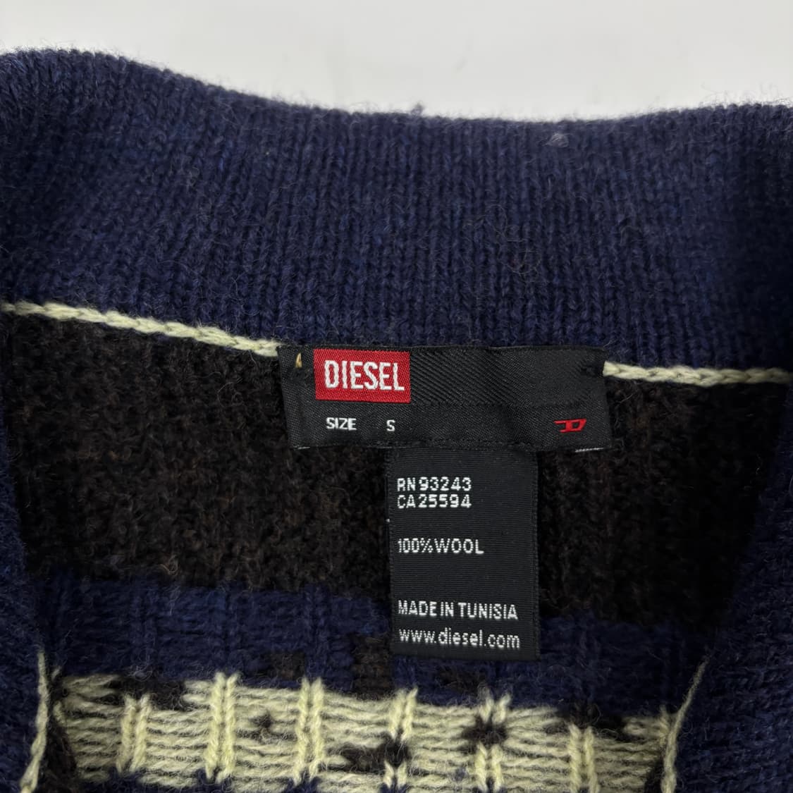 디젤 니트 집업 상품이미지7