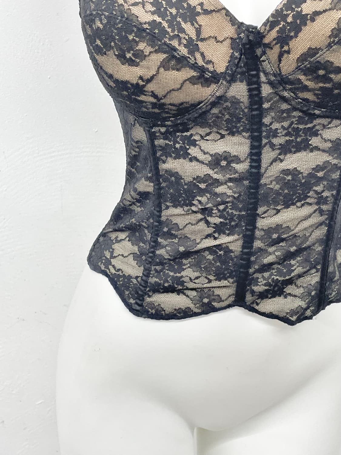 블랙 레이스 코르셋 상품이미지3