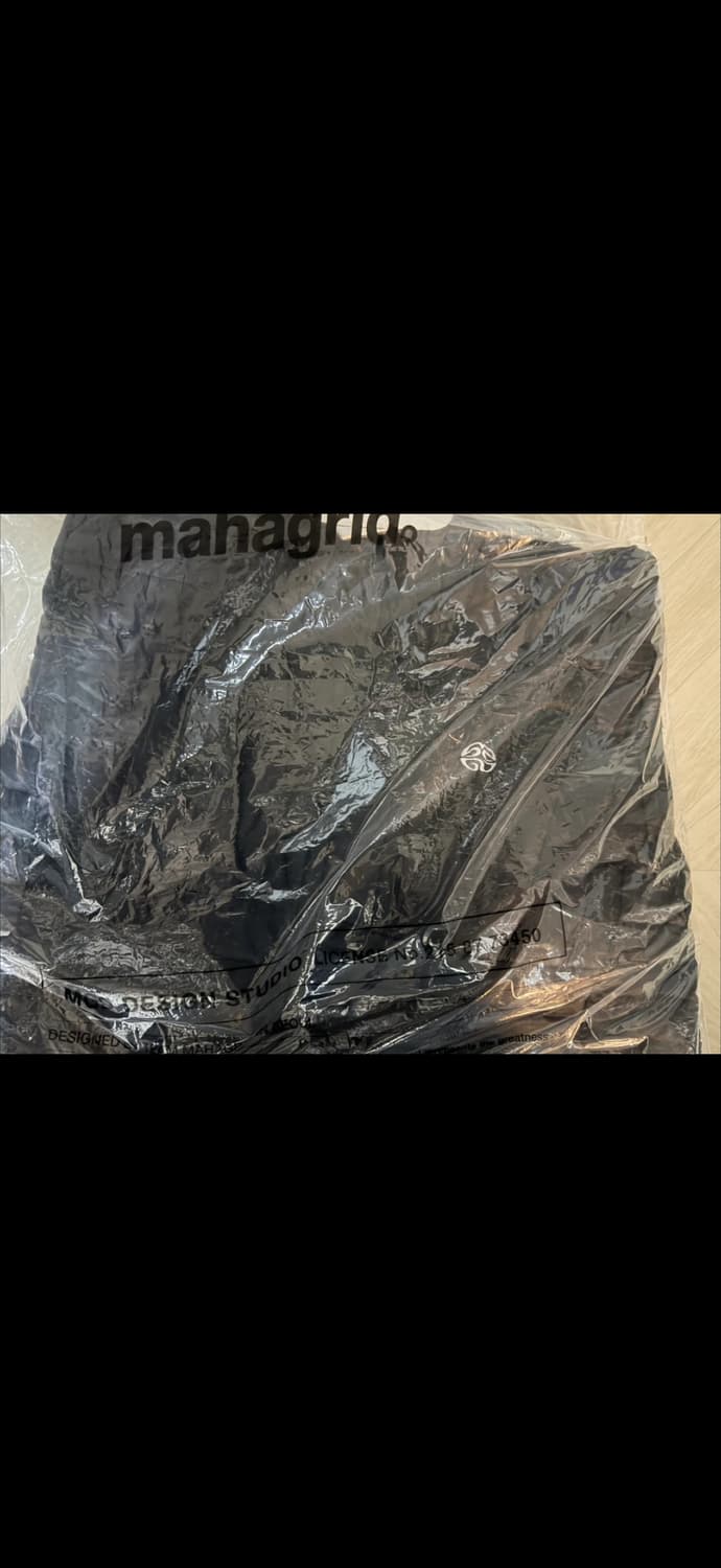 마하그리드 라이트 후드 다운 패딩 블랙 L 새상품 상품이미지4