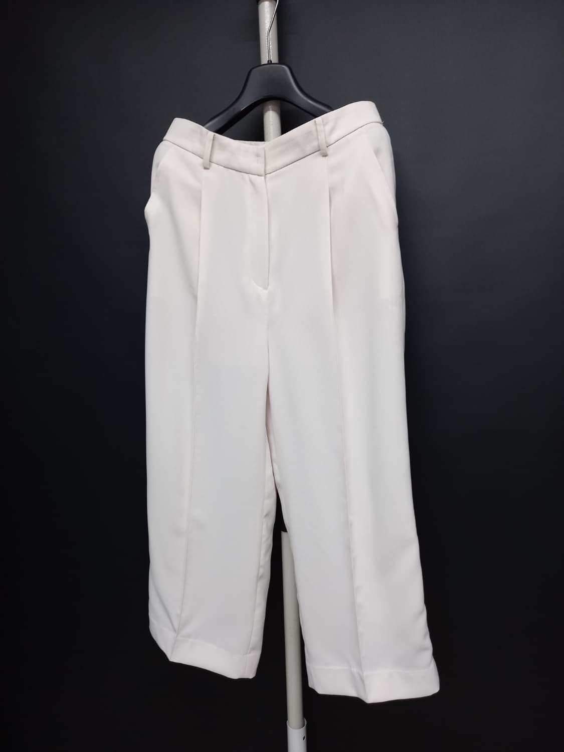 베라왕 춘하 쉬폰 하이웨스트 일자통핏 9부 팬츠 66 상품이미지3