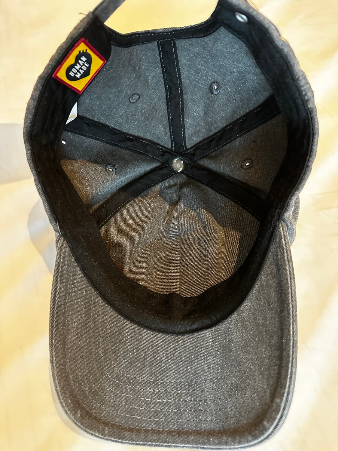 휴먼 메이드 6 패널 캡 #1 블랙 상품이미지5
