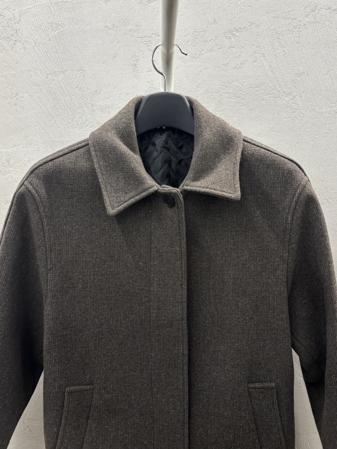 NOMELET 브레스트 울 오버 코트 상품이미지3