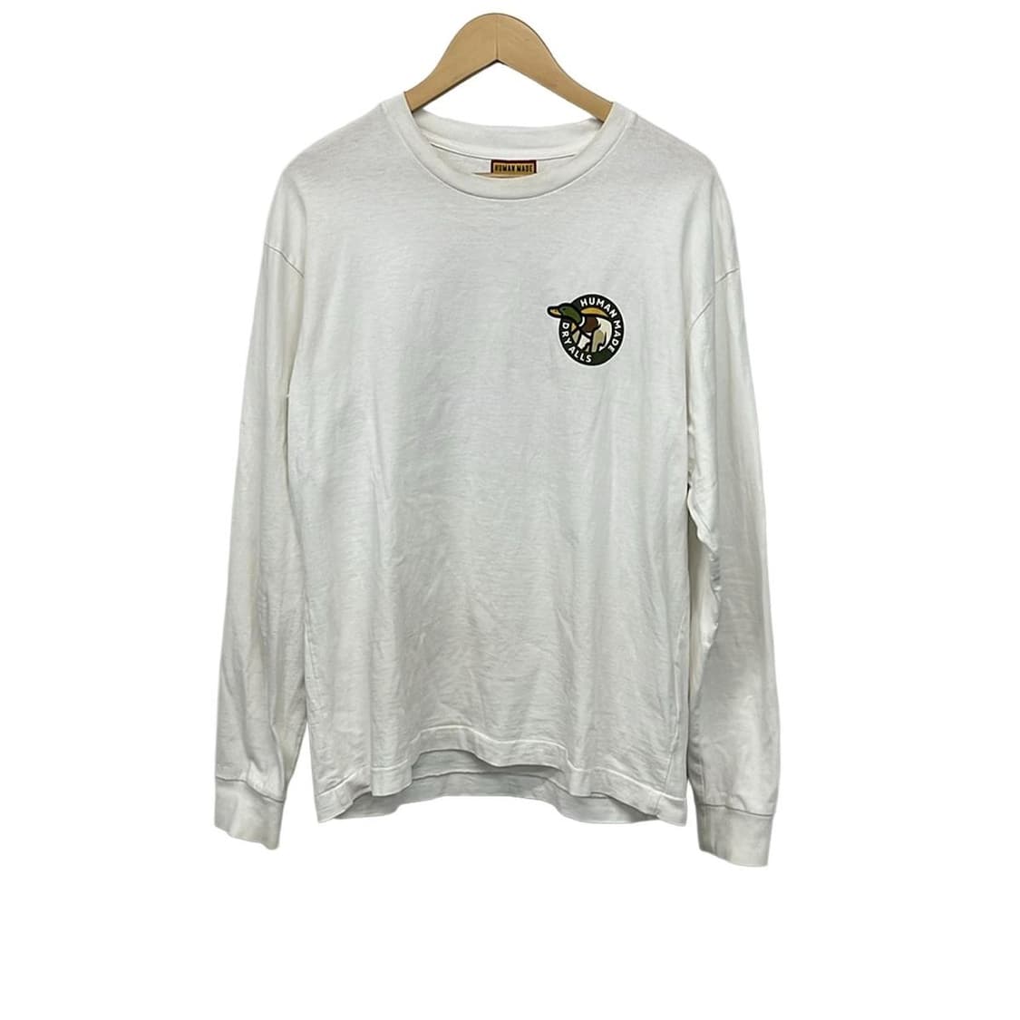 휴먼 메이드 그래픽 롱슬리브 티셔츠 화이트 상품이미지1