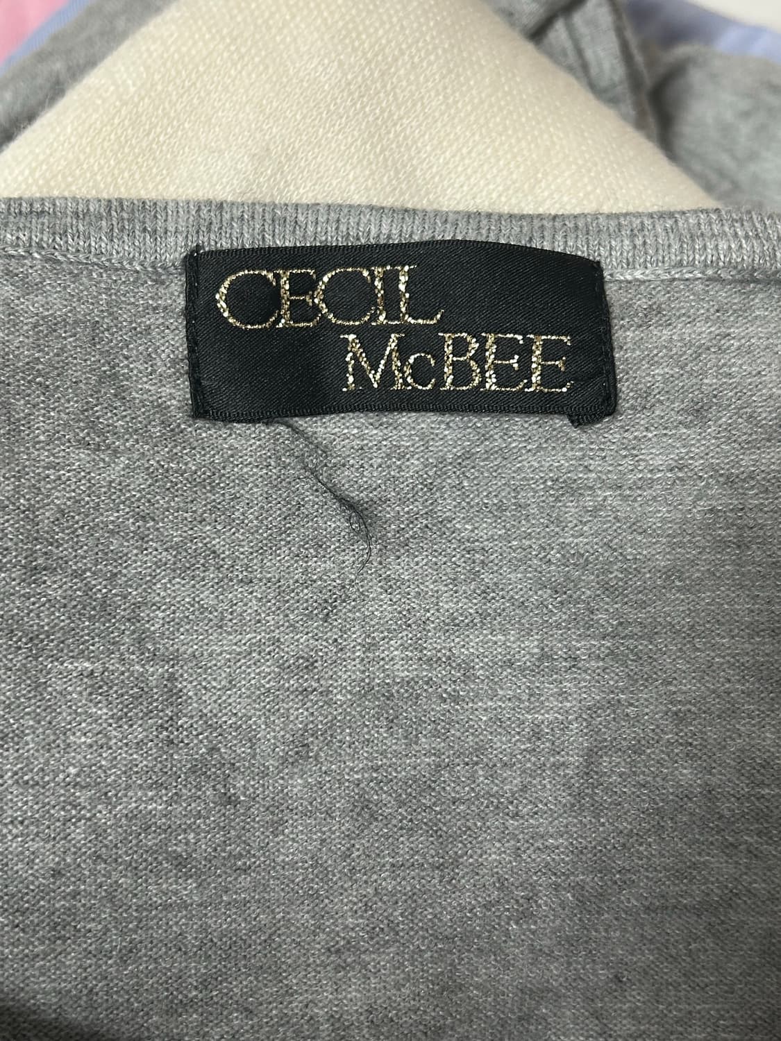 세실맥비 리본 반팔 로걀탑 빈티지 상품이미지3