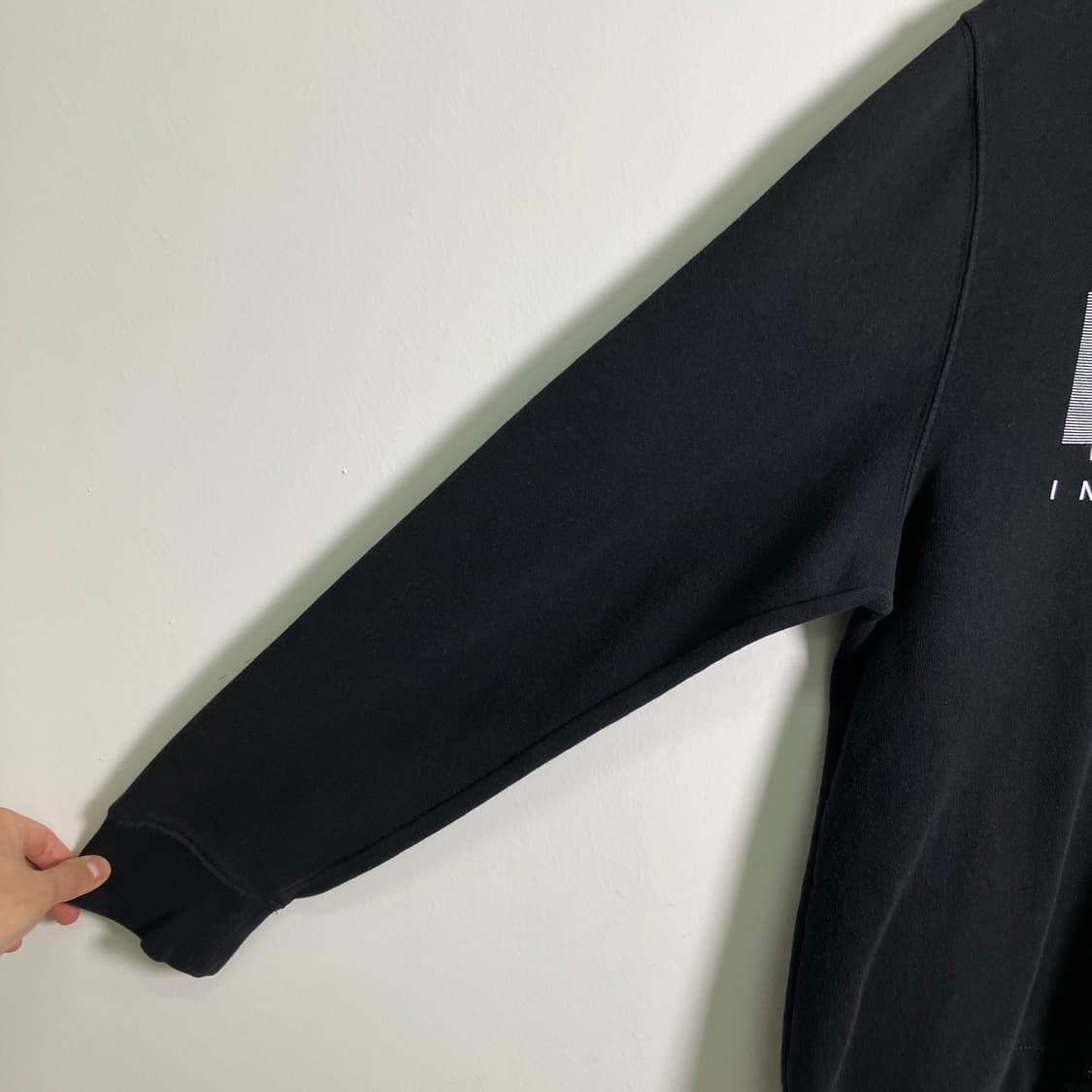 스투시 인터내셔널 크루넥 블랙 맨투맨 M 상품이미지7