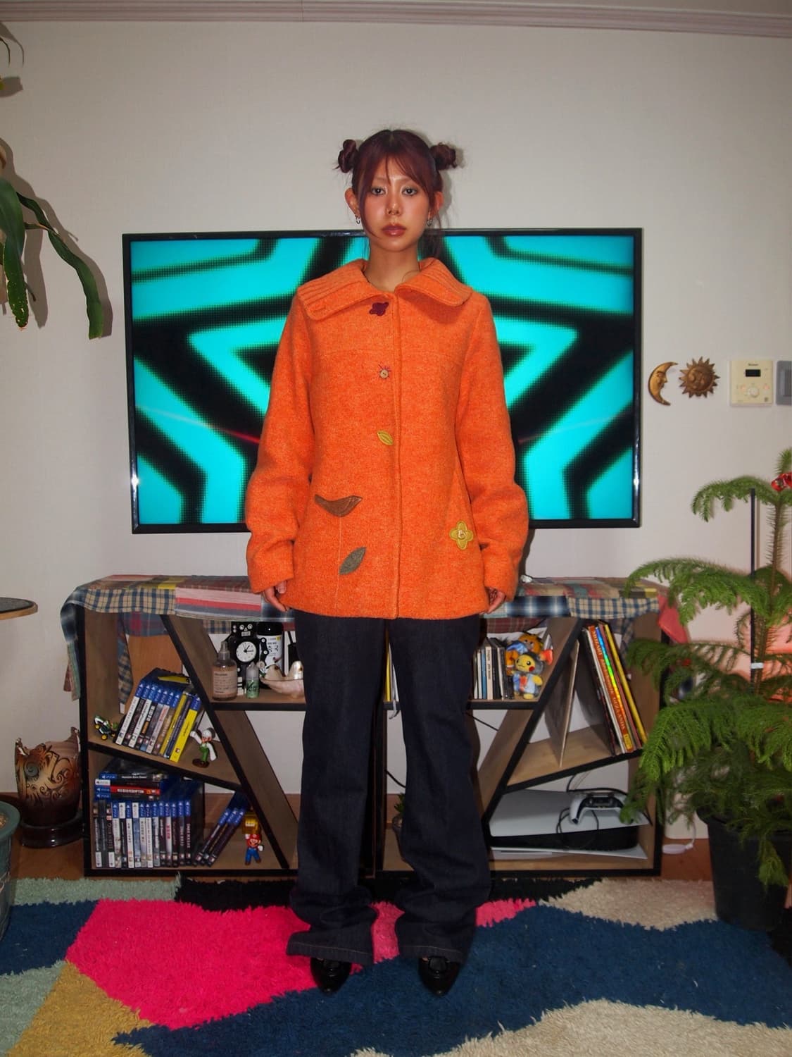 GIVY 기비 90s 울 포인트 자켓 상품이미지3