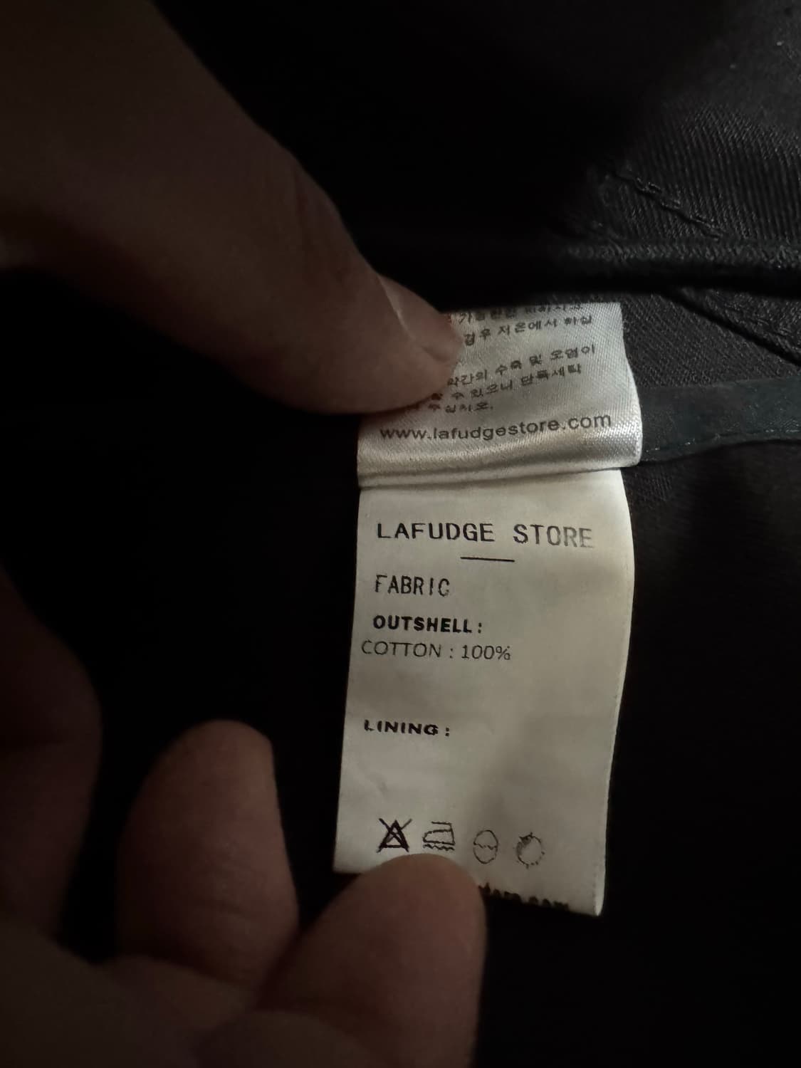 라퍼지스토어 피쉬테일 파카 블랙 상품이미지6