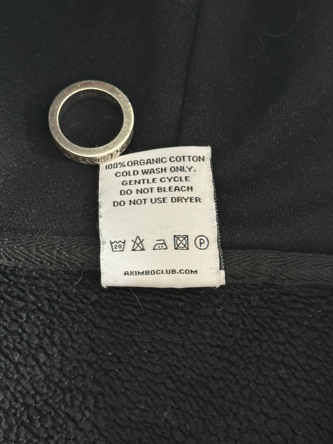 아킴보 클럽 양키스 누들 후드 집업 블랙 상품이미지5