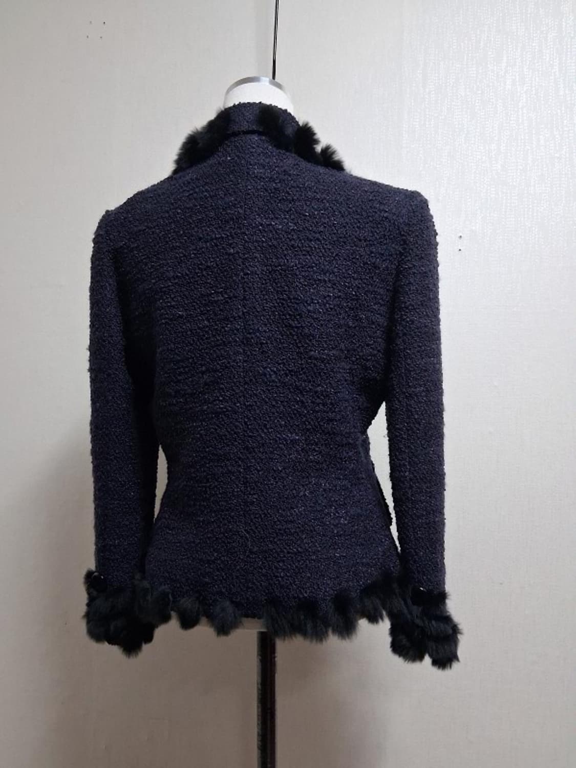 S T A C 일본구제 네이비 진보라 모직 숏쟈켓 여성 66 
원산지 일 상품이미지2