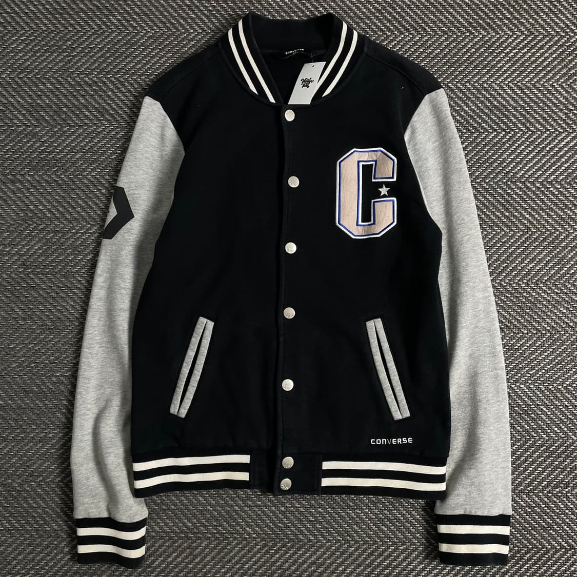 00s 컨버스 빅로고 올드스쿨 스웻 바시티 자켓o 3627 상품이미지4
