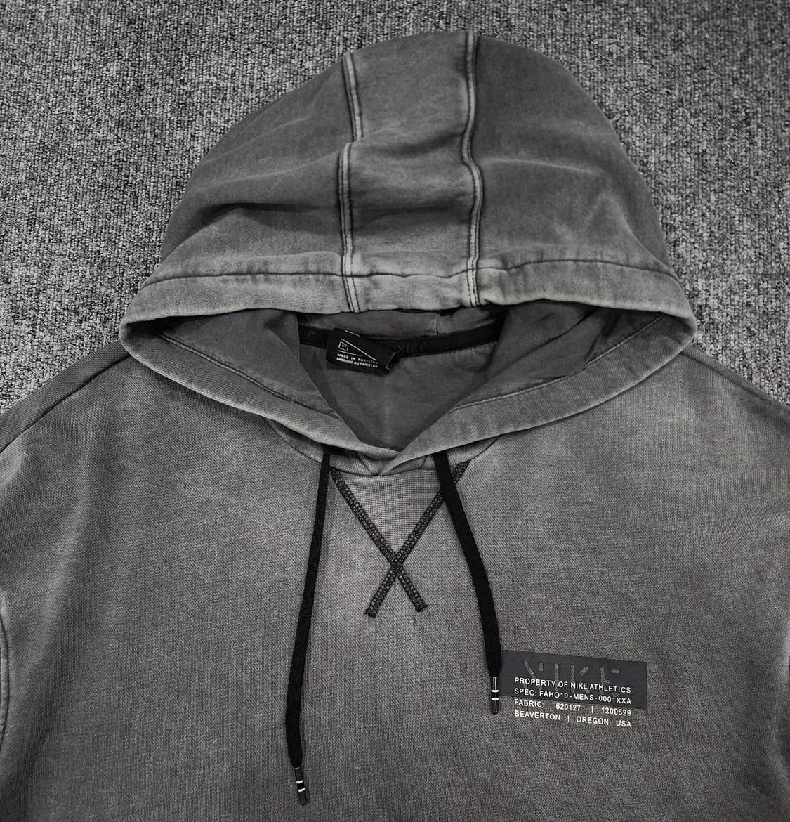 나이키 피그먼트 워싱 후드티 M 상품이미지3