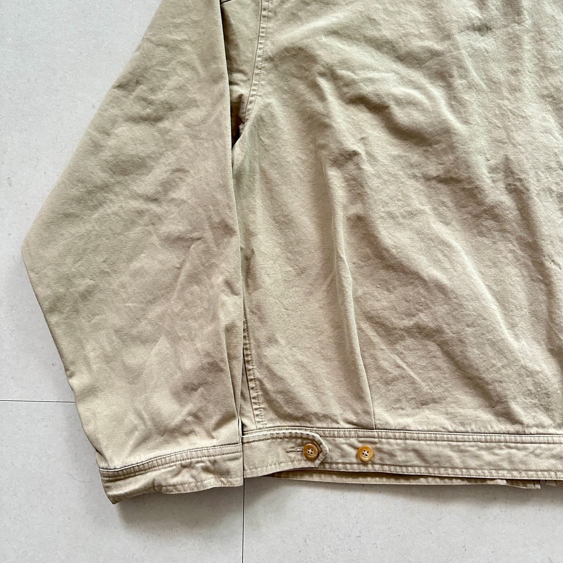 폴로 스포츠맨 빈티지 코듀로이 카라 디트로이트 헤링턴 캔버스 자켓 XL 상품이미지9