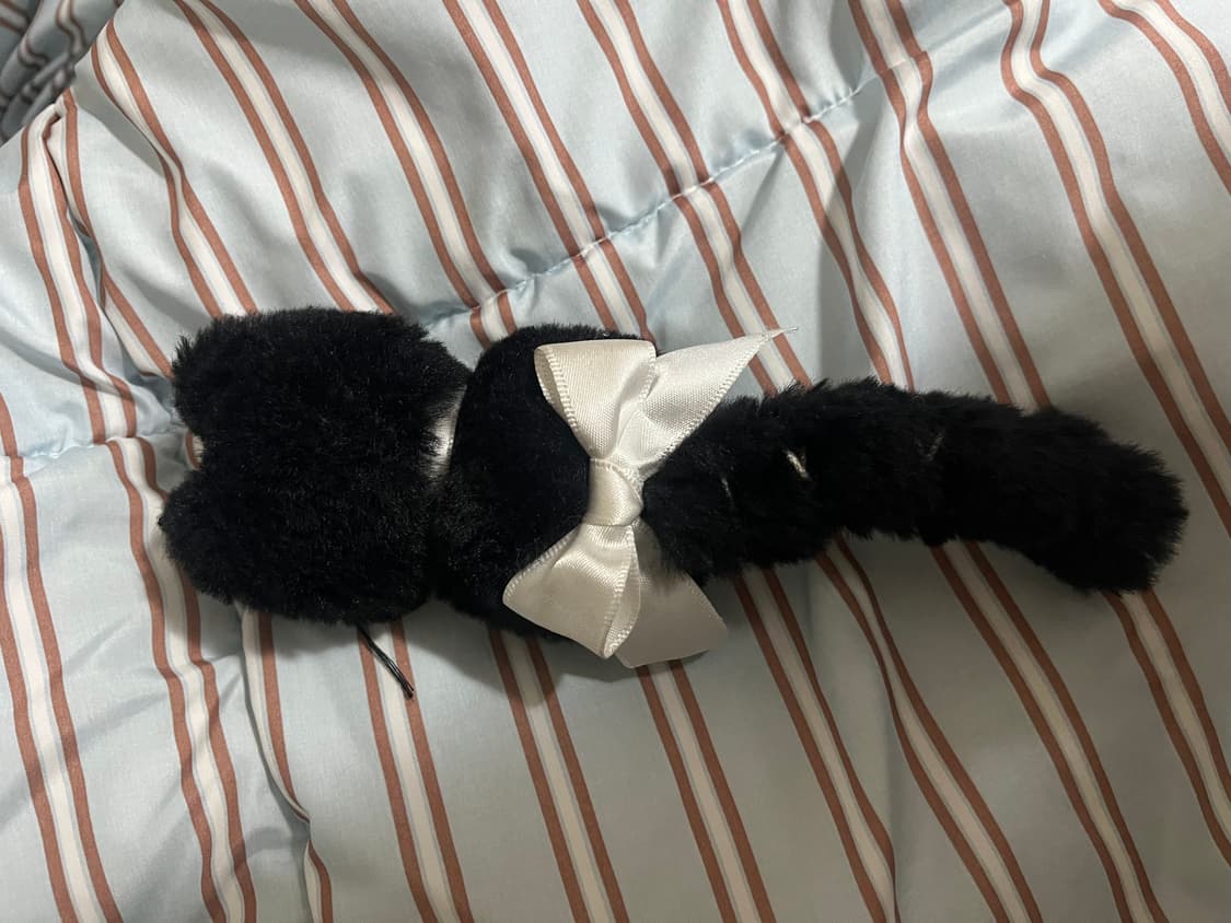 나만없어 토슈즈 냥이 키링 블랙 상품이미지2