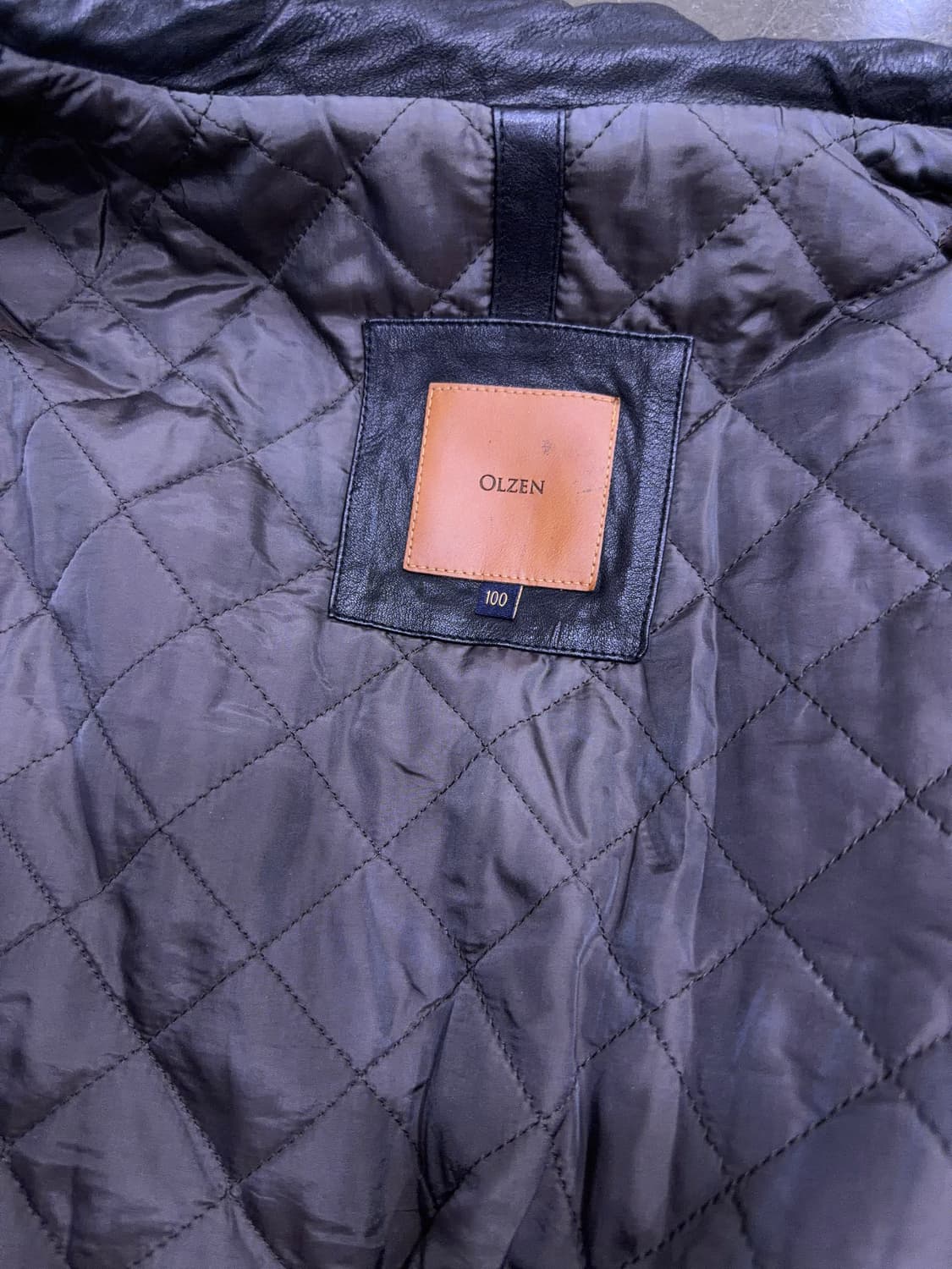 올젠 양가죽 4포켓 야상 디자인 사파리 견장 가죽자켓 100 상품이미지9