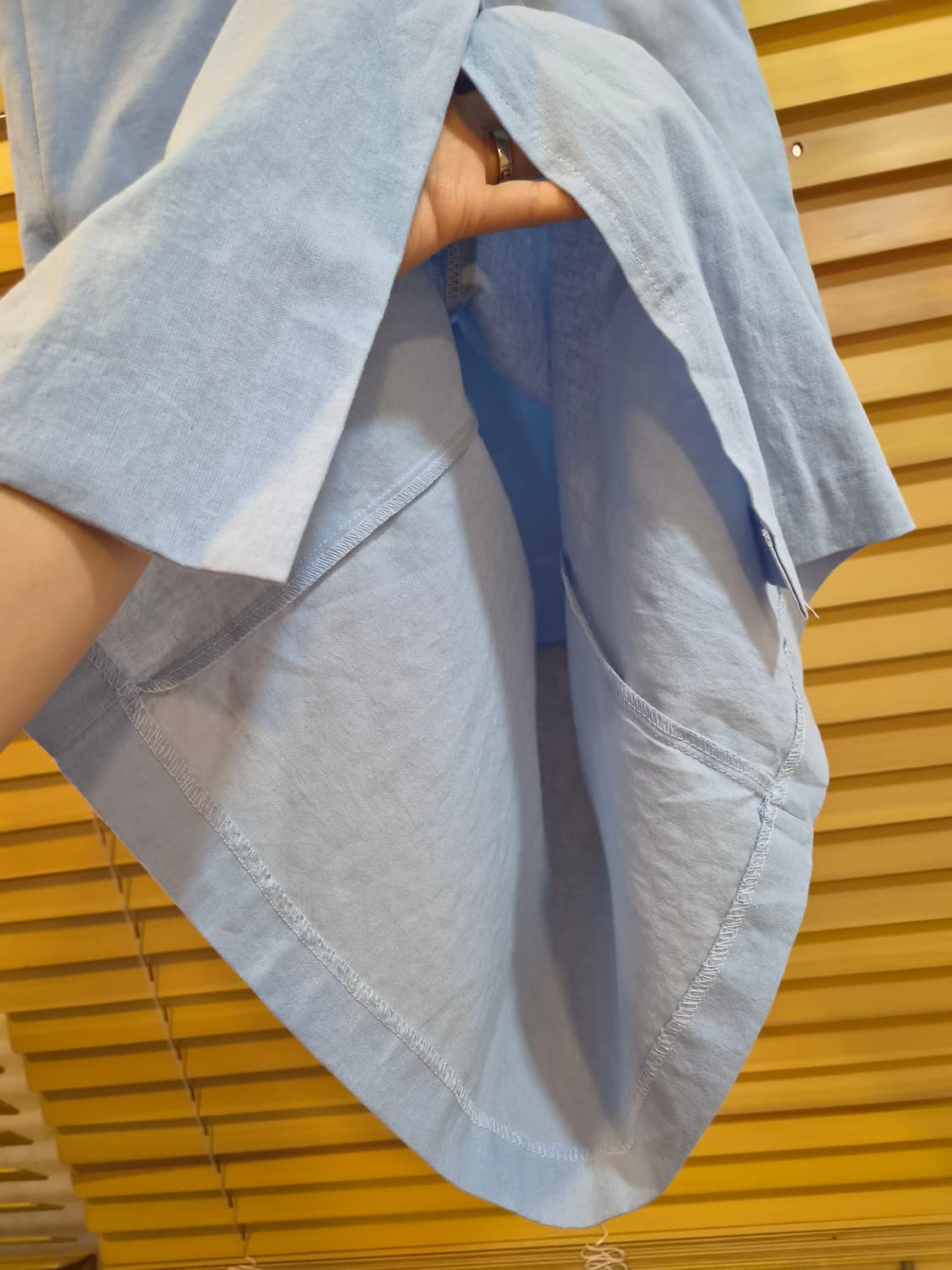 아뜨랑스 여성 오브젠 H린넨스커트 M사이즈 상품이미지5