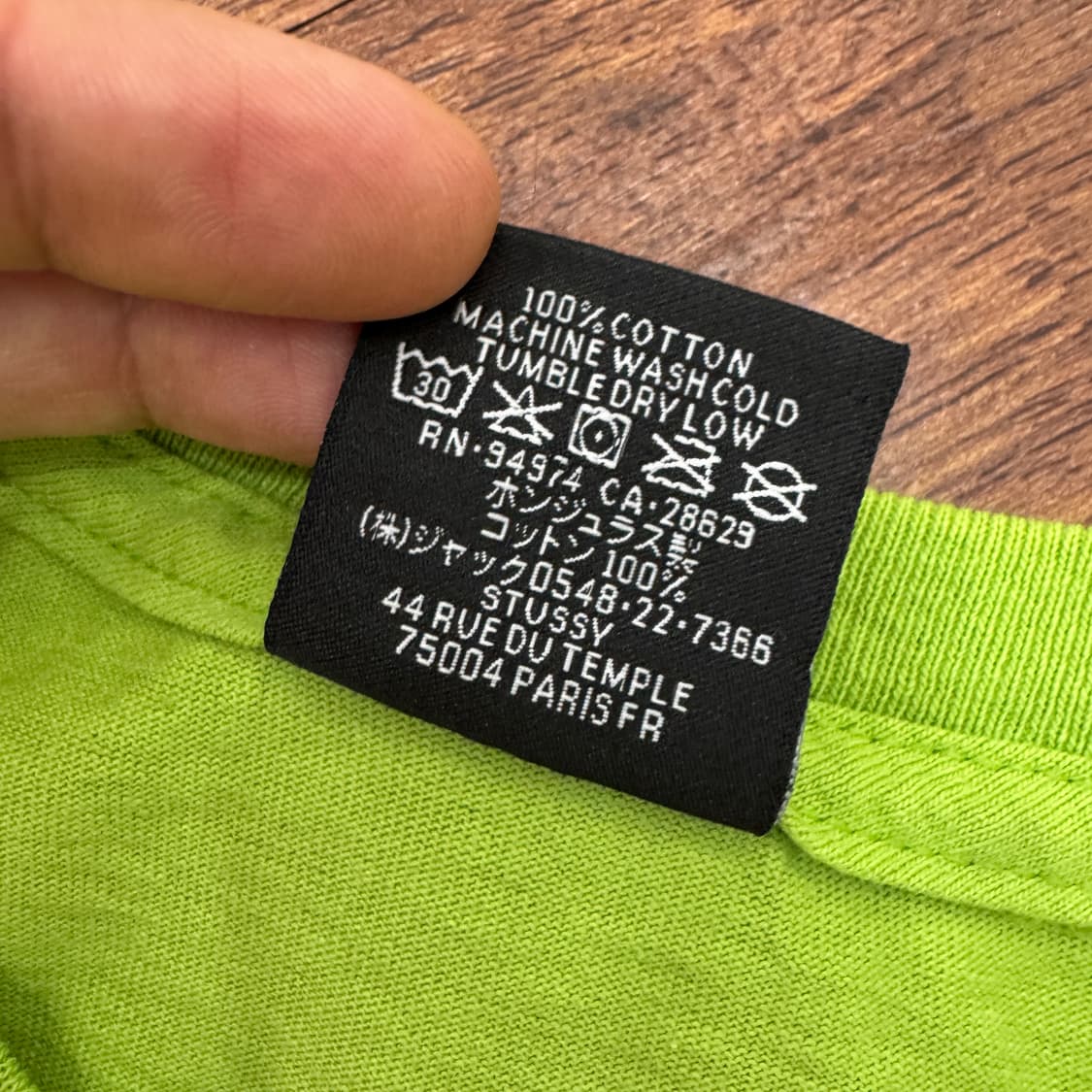 M Stussy 스투시 베이직 로고 라운드 티셔츠  상품이미지7