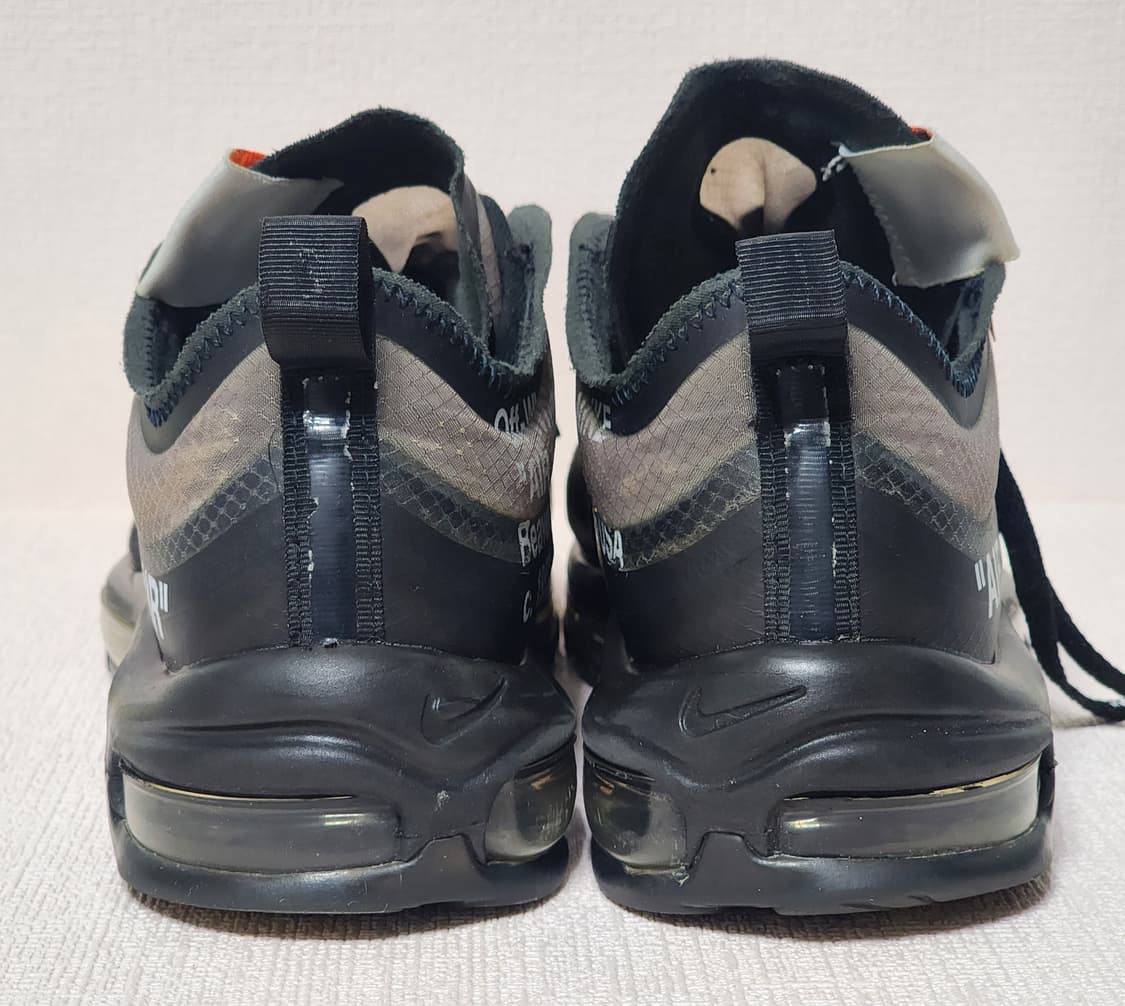 나이키 X 오프화이트 에어맥스 97 블랙 265mm 상품이미지5