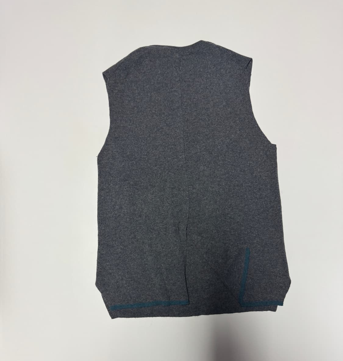 여성 헤지스 hazzys 앙고라 혼방 니트 베스트 그레이 S 상품이미지2