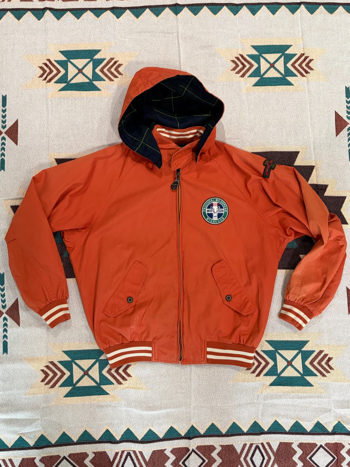 90~00s 맥그리거 MCG CLUB 후드 블루종 자켓 상품이미지1