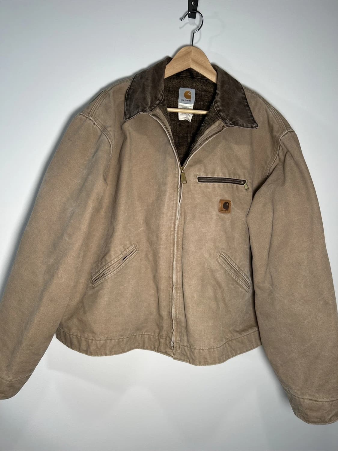 칼하트 J97 디트로이트 블랭킷 자켓 새들 상품이미지1