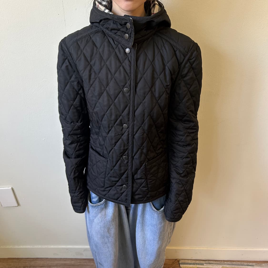 버버리 퀄팅 후드 자켓 상품이미지2